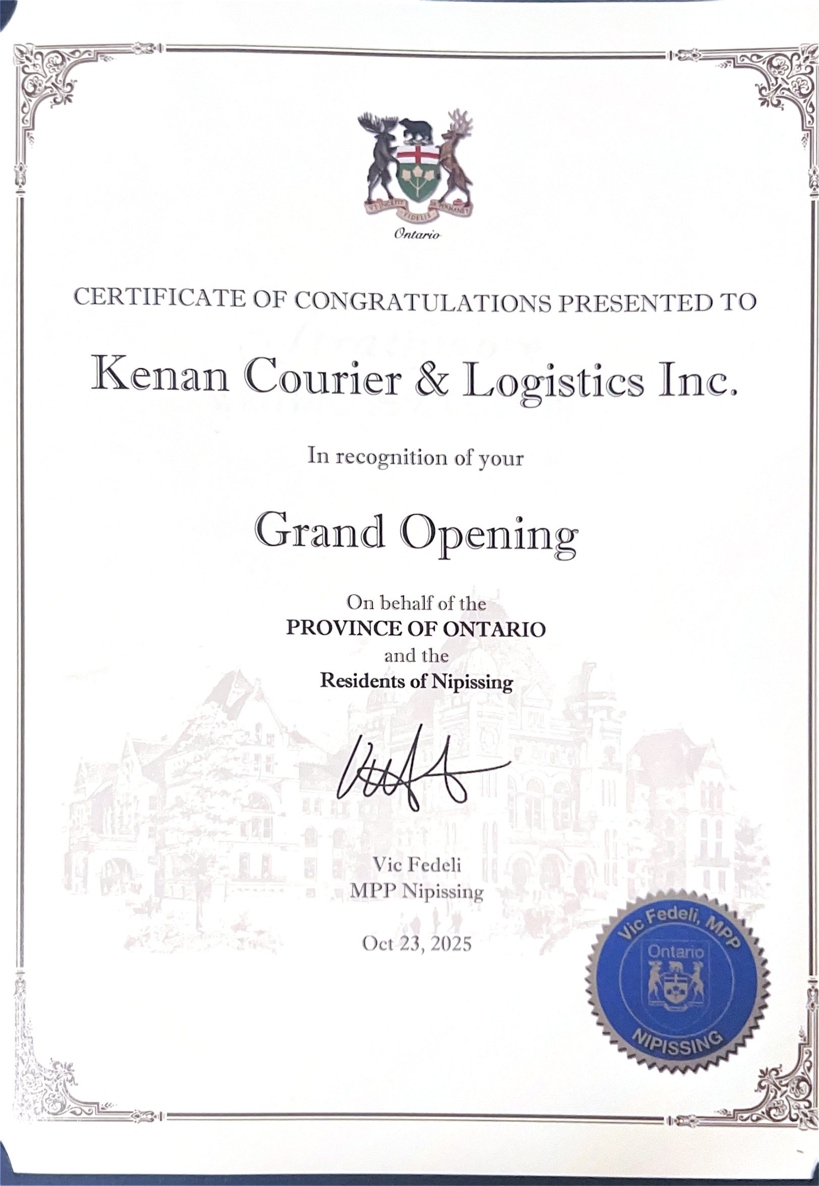 A new platform with full tracking functionality